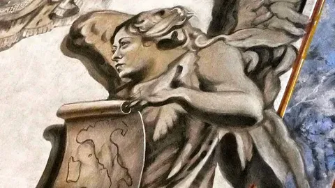 Investigación sobre un querubín que se parece a Giorgia Meloni