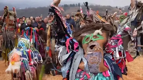 El pueblo georgiano de Didi Chailuri revive la Berikaoba, un antiguo festival pagano