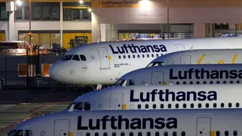Cientos de vuelos cancelados por huelga en Lufthansa
