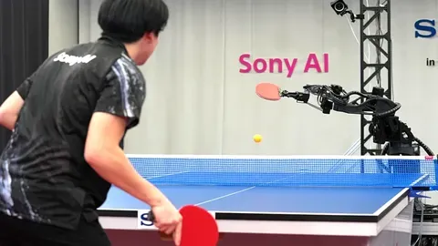 Un robot derrota a jugadores de tenis de mesa