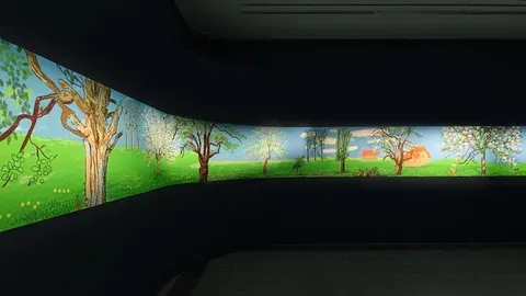 David Hockney presenta su obra en Londres