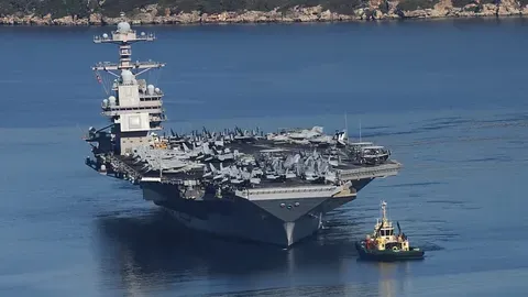 El USS Gerald R. Ford se dirige a Israel y Irán