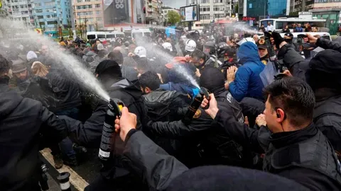 1 de mayo en Turquía: Al menos 370 detenidos