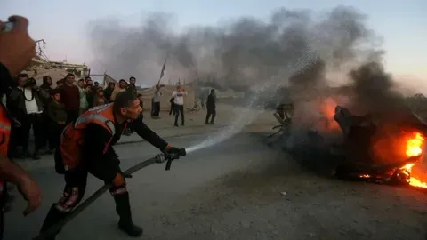 Al menos siete muertos por ataques israelíes en Gaza