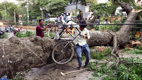 Tragedia en India: Casi un centenar de muertes debido a tormentas violentas