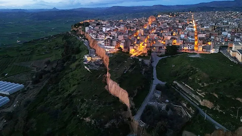 Sicilia pide ayuda tras un gran deslizamiento de tierra