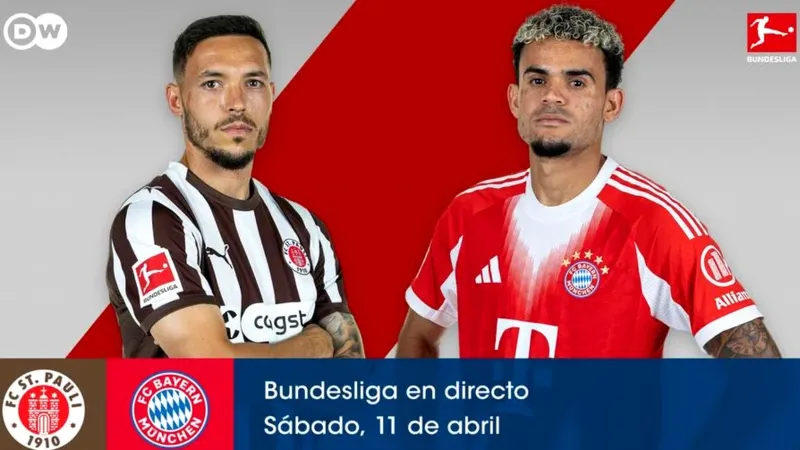 Partido en Directo: St. Pauli vs. Bayern Múnich en la Bundesliga