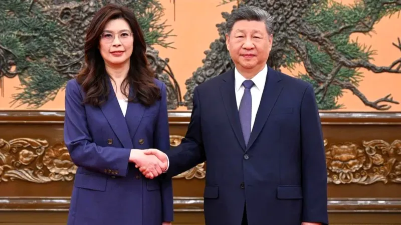 Xi Jinping afirma que China y Taiwán estarán unidos ante líder opositora taiwanesa