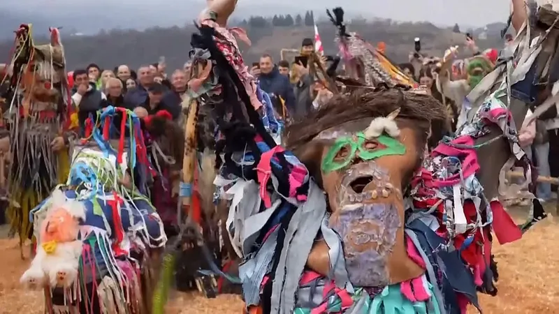 El pueblo georgiano de Didi Chailuri revive la Berikaoba, un antiguo festival pagano
