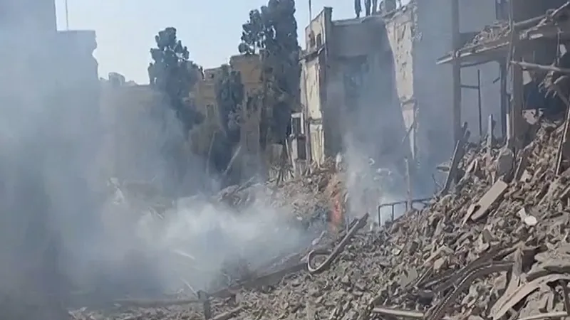 Destrucción en Irán tras ataques de Estados Unidos e Israel