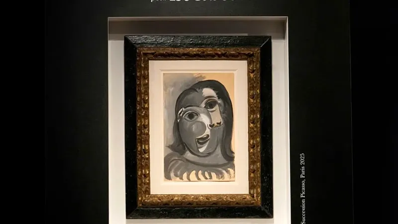 Un parisino de 58 años gana un Picasso en una lotería benéfica