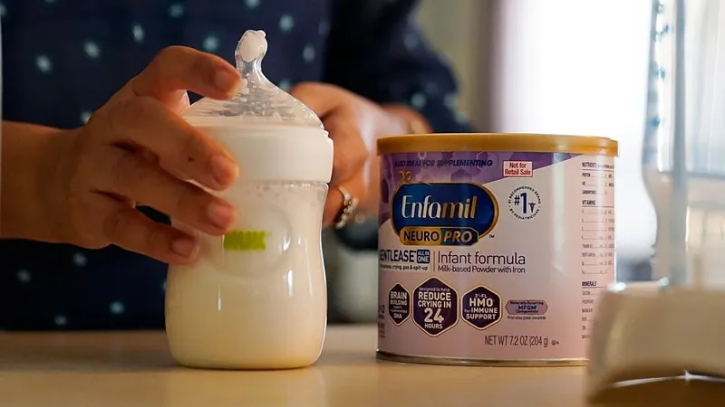 Investigación en Reino Unido sobre bebés y leche contaminada
