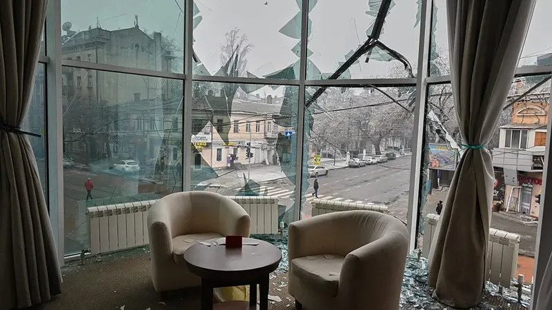 Ataque de Rusia causa daños en Odesa