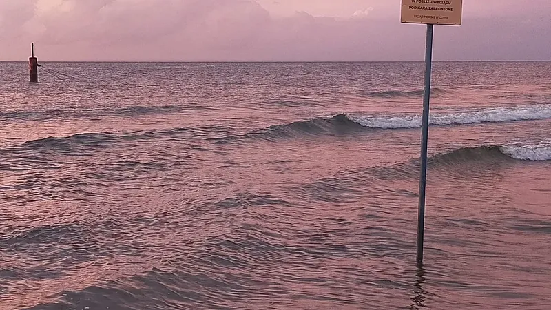 El mar Báltico pierde agua