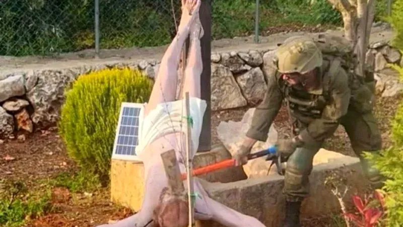 Netanyahu condena la destrucción de la estatua de Jesús en Líbano