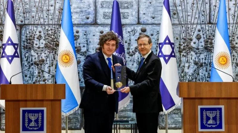 Javier Milei recibe un premio en Israel
