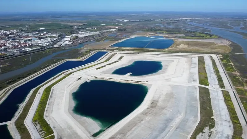 Ecocidio en Huelva: las lluvias desbordan residuos tóxicos