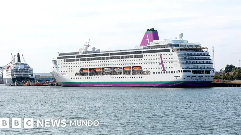 Más de 1.700 personas confinadas en un crucero en Francia por un brote gastrointestinal