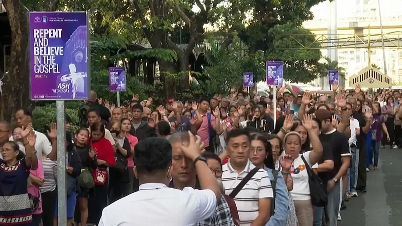 Inicio de la Cuaresma en Filipinas: Miércoles de Ceniza